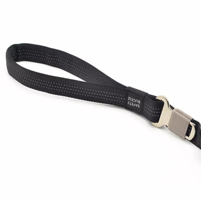 Adjustable No Pull Leash + Seat Belt Buckle - Furry Mates Co