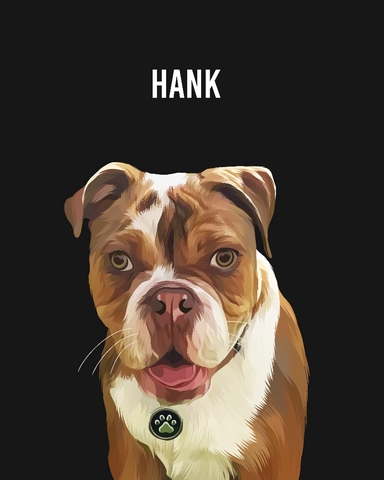 Custom Illustrated Pet Portrait - Furry Mates Co