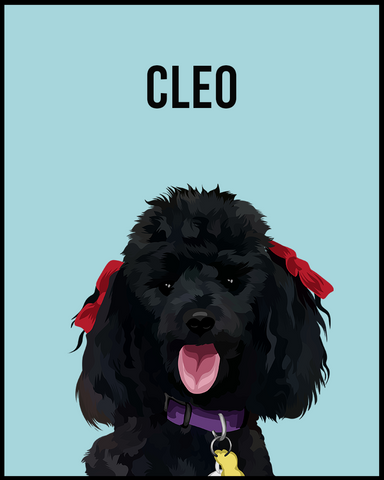 Custom Illustrated Pet Portrait - Furry Mates Co